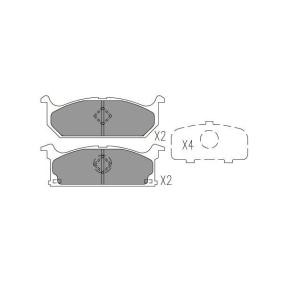 Bremsbeläge KBP-8527 von KAVO PARTS günstig für 16,85 € online kaufen