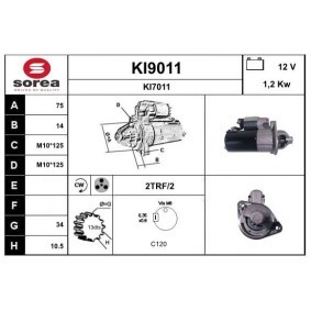 Comprar Motor de arranque de SNRA KI9011 a bajo precio de 270,40 €