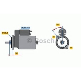 Comprar Motor de arranque de BOSCH 0 986 012 600 a bajo precio de 161,03 €