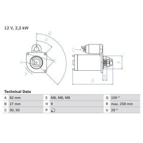 Acquista Motorino avviamento da BOSCH 0 986 018 950 a buon mercato per soli 111,15 €