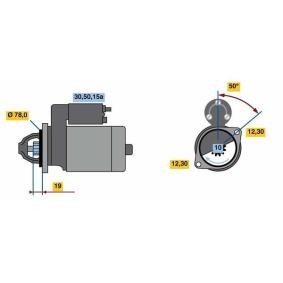 Comprar Motor de arranque de BOSCH 0 986 020 001 a bajo precio de 201,33 €