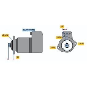 Acquista Motorino avviamento da BOSCH 0 986 021 020 a buon mercato per soli 940,66 €