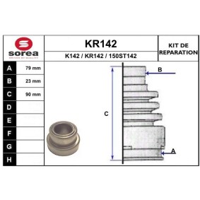 Comprar Juego de fuelle, árbol de transmisión de EAI KR142 a bajo precio de 17,62 €