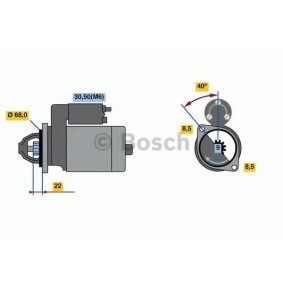 Osta Käynnistysmoottori BOSCH:llä 0 986 023 660 edullisesti hintaan 191,55 €