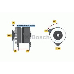 Comprar Alternador de BOSCH 0 986 034 470 a bajo precio de 131,57 €