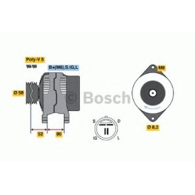 Acquista Alternatore da BOSCH 0 986 038 481 a buon mercato per soli 228,82 €