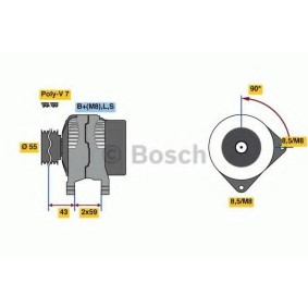 Acquista Alternatore da BOSCH 0 986 081 220 a buon mercato per soli 218,72 €