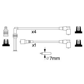 Comprar Juego de cables de encendido de BOSCH 0 986 356 842 a bajo precio de 63,20 €