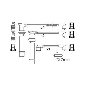 Comprar Juego de cables de encendido de BOSCH 0 986 357 274 a bajo precio de 71,97 €
