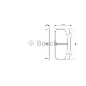 Bremsbeläge 0 986 424 117 von BOSCH günstig für 24,12 € online kaufen
