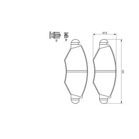 Bremsbeläge 0 986 424 660 von BOSCH günstig für 27,14 € online kaufen