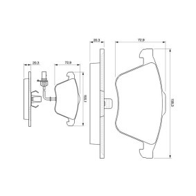 Bremsbeläge 0 986 424 779 von BOSCH günstig für 46,68 € online kaufen