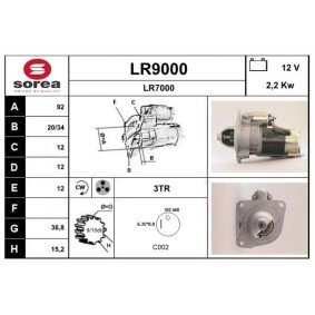 Compre Motor de arranque da SNRA LR9000 a um preço baixo por 188,93 €