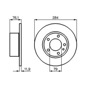 Bremsscheibe 0 986 478 037 von BOSCH günstig für 64,20 € online kaufen