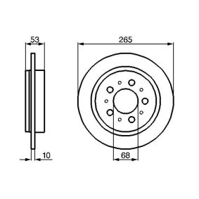 Bremsscheibe 0 986 478 042 von BOSCH günstig für 65,69 € online kaufen