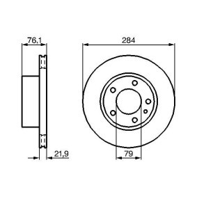 Bremsscheibe 0 986 478 043 von BOSCH günstig für 42,91 € online kaufen