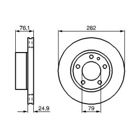 Bremsscheibe 0 986 478 217 von BOSCH günstig für 57,41 € online kaufen