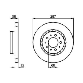 Bremsscheibe 0 986 478 388 von BOSCH günstig für 45,81 € online kaufen