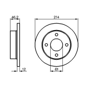 Bremsscheibe 0 986 478 389 von BOSCH günstig für 22,86 € online kaufen