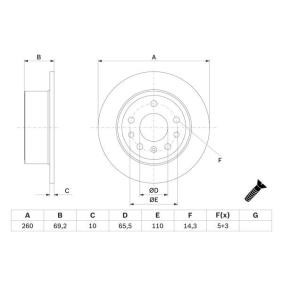 Bremsscheibe 0 986 478 430 von BOSCH günstig für 30,73 € online kaufen