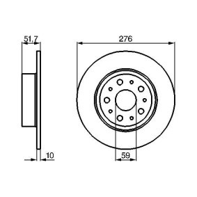 Bremsscheibe 0 986 478 463 von BOSCH günstig für 32,01 € online kaufen