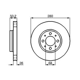 Bremsscheibe 0 986 478 602 von BOSCH günstig für 42,81 € online kaufen