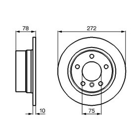 Bremsscheibe 0 986 478 641 von BOSCH günstig für 35,19 € online kaufen