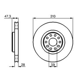 Bremsscheibe 0 986 478 669 von BOSCH günstig für 54,63 € online kaufen