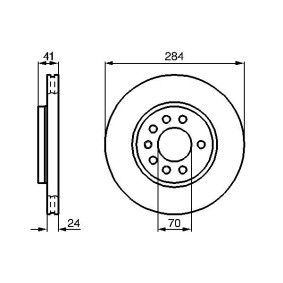 Bremsscheibe 0 986 478 717 von BOSCH günstig für 44,93 € online kaufen