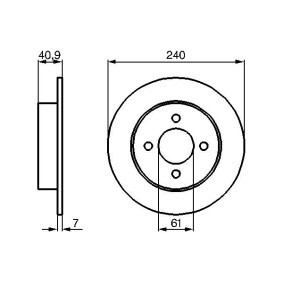 Bremsscheibe 0 986 479 104 von BOSCH günstig für 17,84 € online kaufen