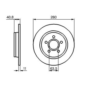Bremsscheibe 0 986 479 253 von BOSCH günstig für 46,20 € online kaufen