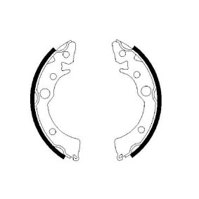 Bremsbackensatz 0 986 487 233 von BOSCH günstig für 22,87 € online kaufen