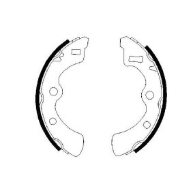 Bremsbackensatz 0 986 487 296 von BOSCH günstig für 33,16 € online kaufen