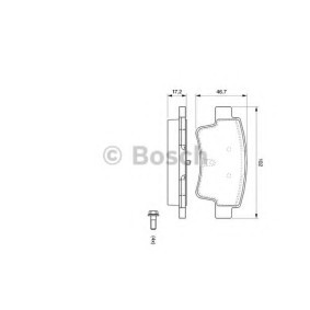 Bremsbeläge 0 986 494 072 von BOSCH günstig für 27,25 € online kaufen