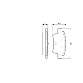 Bremsbeläge 0 986 494 094 von BOSCH günstig für 33,95 € online kaufen