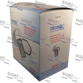 Innenraumfilter MBX039 von SIDAT günstig für 121,30 € online kaufen