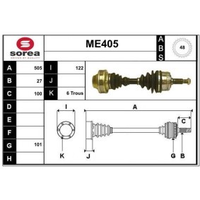Antriebswelle ME405 von SERA günstig für 221,64 € online kaufen