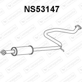 Compre Panela de escape dianteira de VENEPORTE online para VIANO (W639) a preços moderados