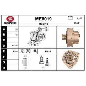 Comprar Alternador de SNRA ME8019 a bajo precio de 241,21 €