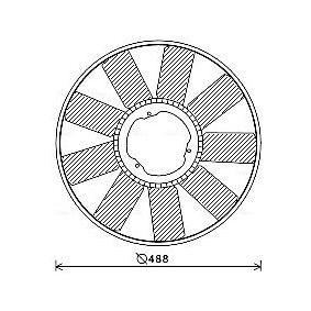 Lüfterrad, Motorkühlung MEB276 von AVA COOLING SYSTEMS günstig für 146,28 € online kaufen