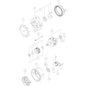 Acquista Alternatore da MAHLE ORIGINAL MG 341 a buon mercato per soli 382,36 €
