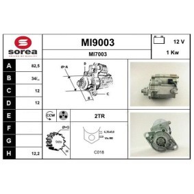Anlasser für SUBARU von SNRA