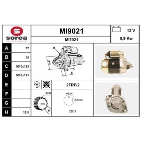 Köp Startmotor av SNRA MI9021 till det låga priset 2187,52 kr