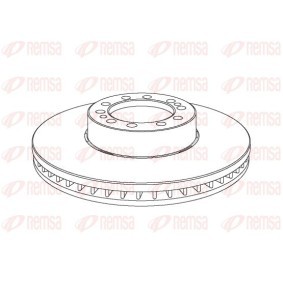 Achetez des Disque de frein KAWE NCA1075.20 à prix pour 152,53 €