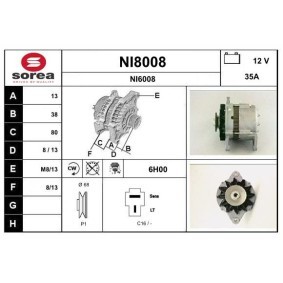 Compre Alternador da SNRA NI8008 a um preço baixo por 125,12 €