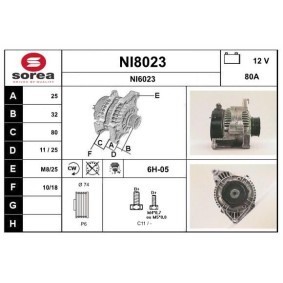 Compre Alternador da SNRA NI8023 a um preço baixo por 151,65 €