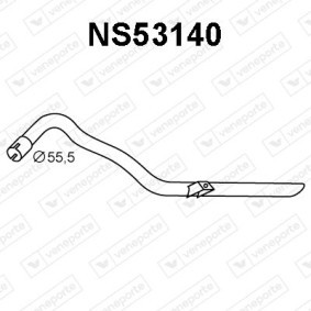 Abgasrohr NS53140 von VENEPORTE günstig für 32,61 € online kaufen