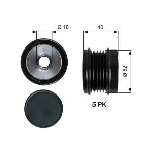 Compre Polea libre del alternador de GATES online para CLA Shooting Brake (X117) a precios moderados