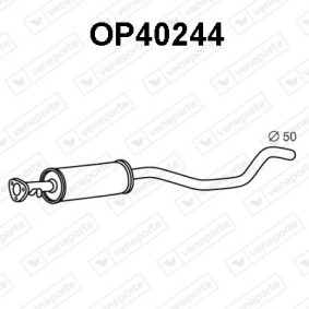 Comprar Silenciador intermedio de VENEPORTE OP40244 a bajo precio de 76,11 €