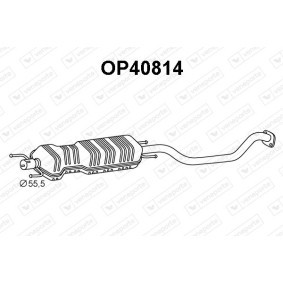 Comprar Silenciador delantero de VENEPORTE OP40814 a bajo precio de 237,10 €